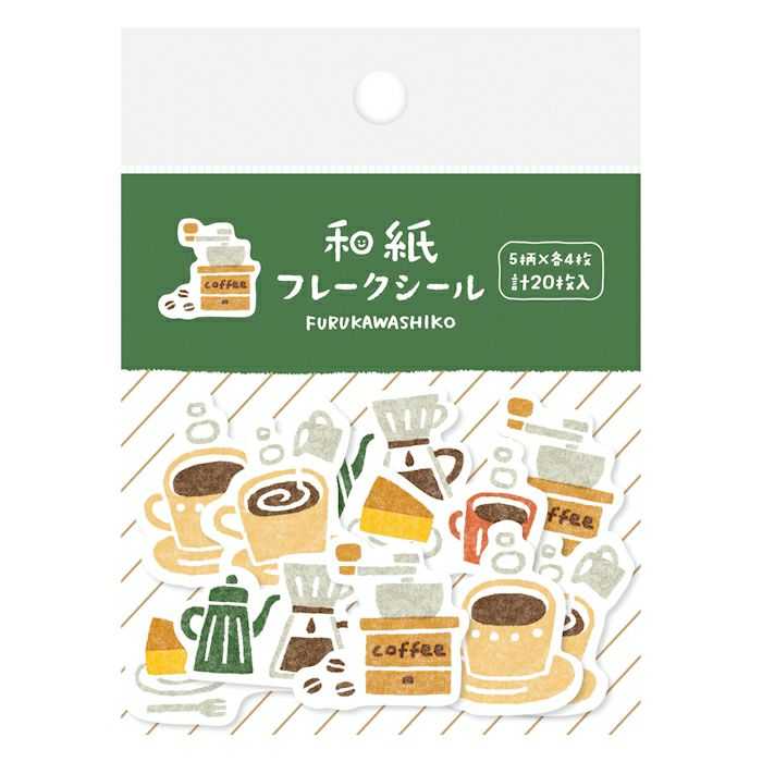 Furukawashiko Washi Flake Stickers