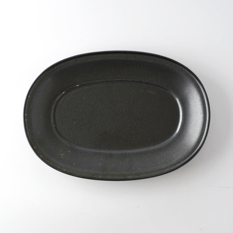Handcraft Earthenware Deep Oval Plate