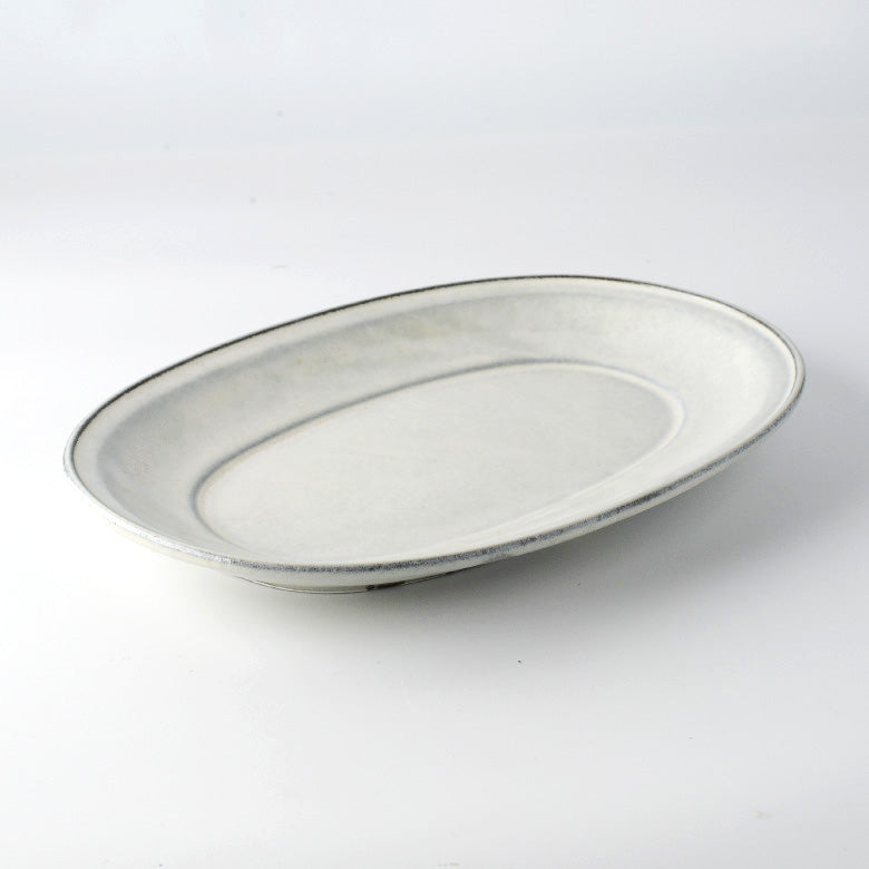 Handcraft Earthenware Deep Oval Plate