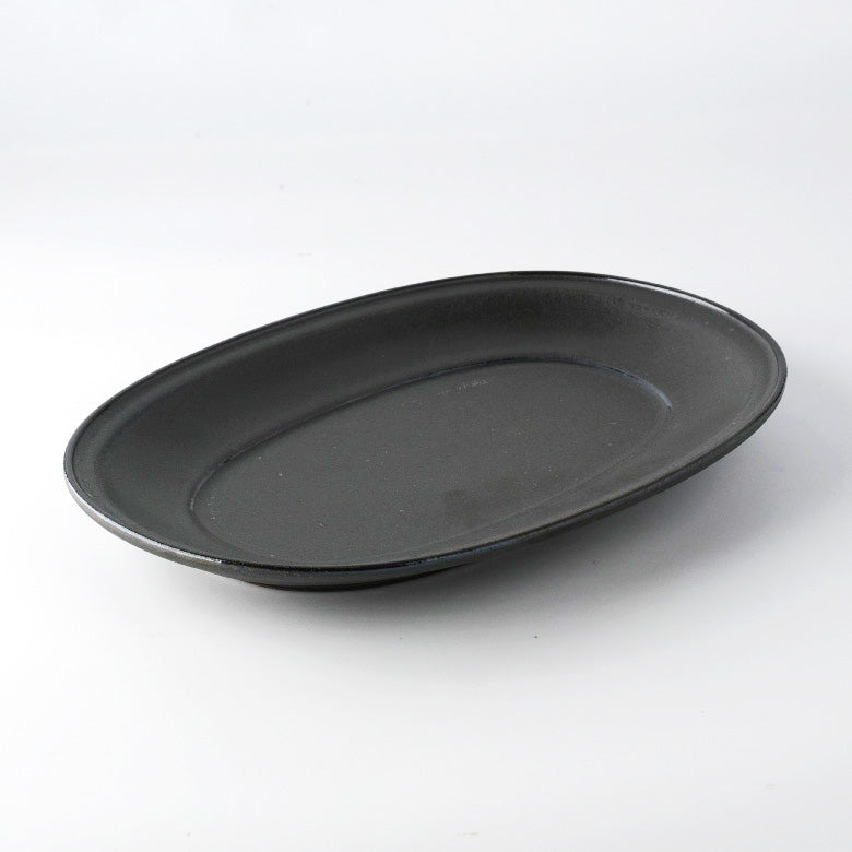 Handcraft Earthenware Deep Oval Plate