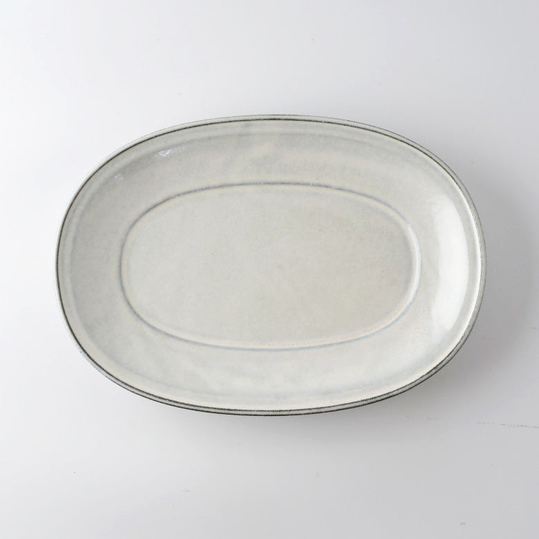 Handcraft Earthenware Deep Oval Plate