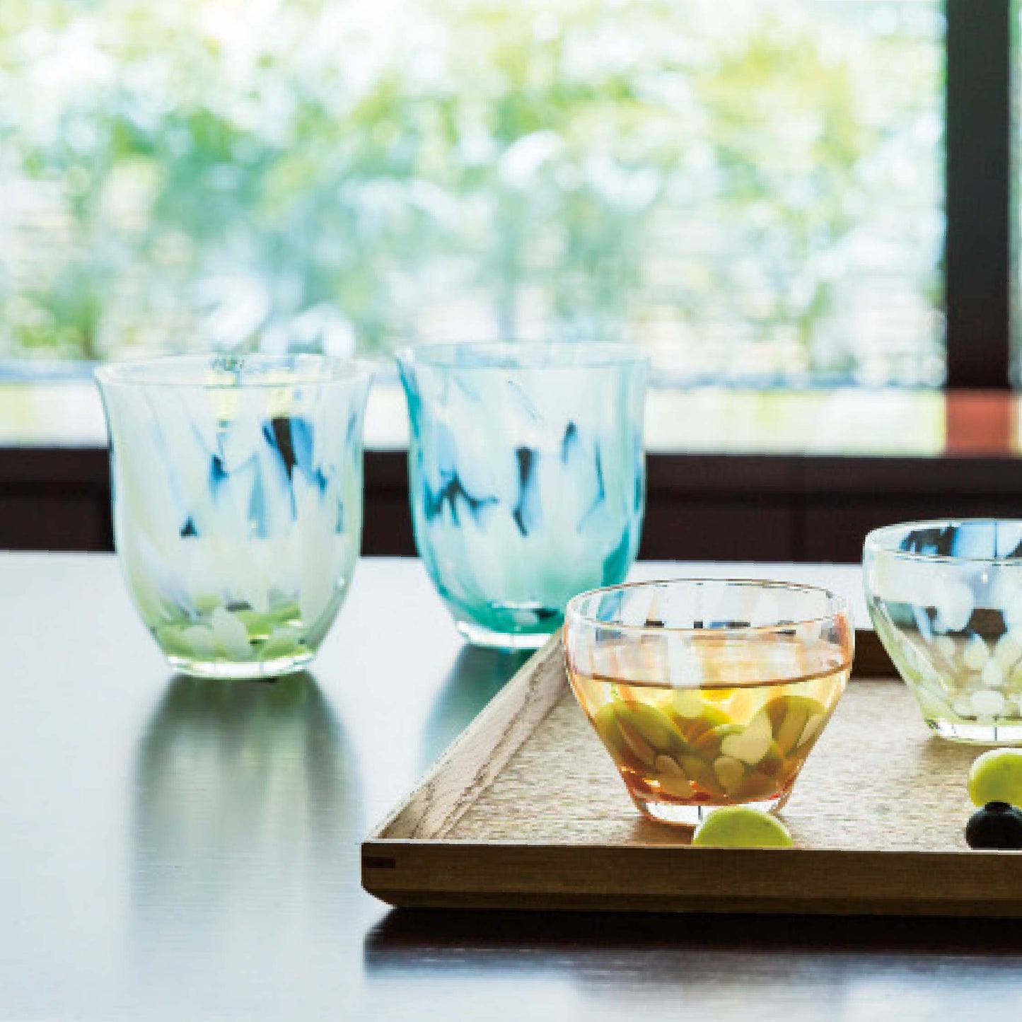 Tsugaru Vidro Fukura Mini Glass & Tumbler