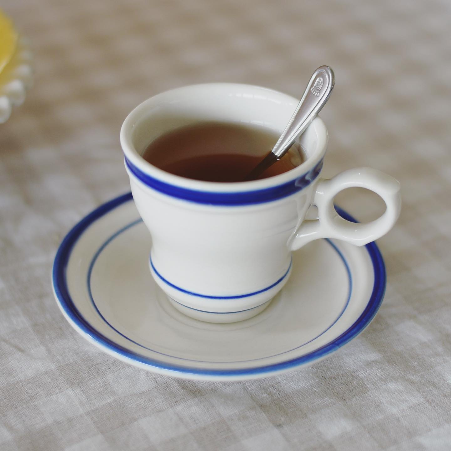Brulot Cup and Saucer Set — Blue