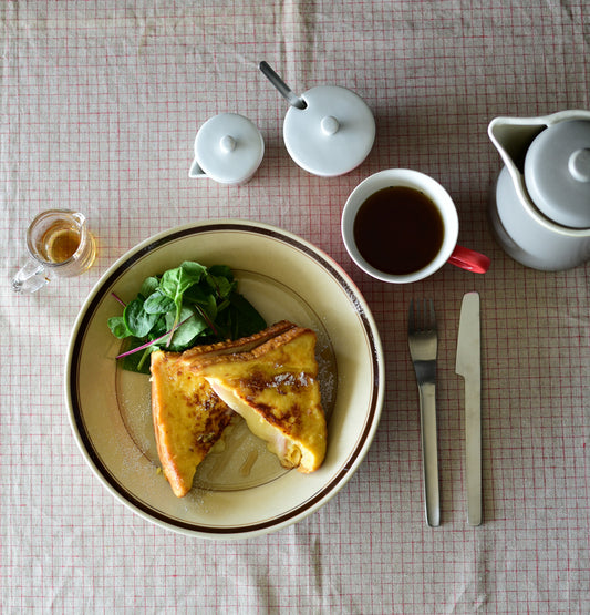 Captain Retro Style Round Plate L