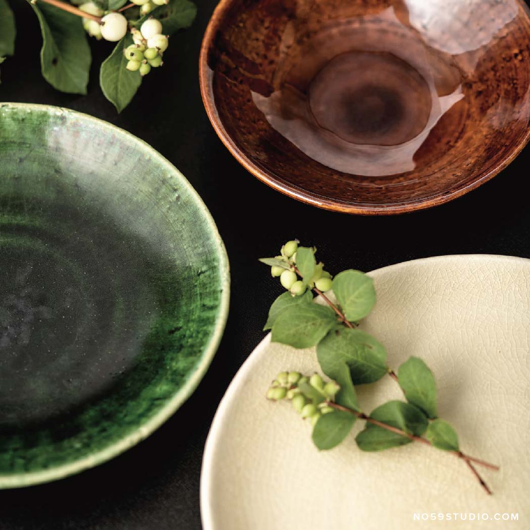 Handcrafted Japanese Seto-Wa Bowl Set of 3