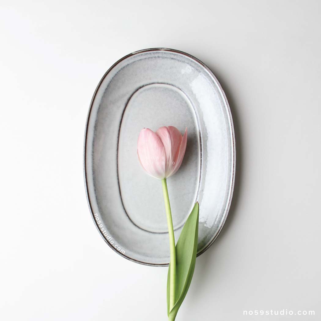 Handcraft Earthenware Deep Oval Plate