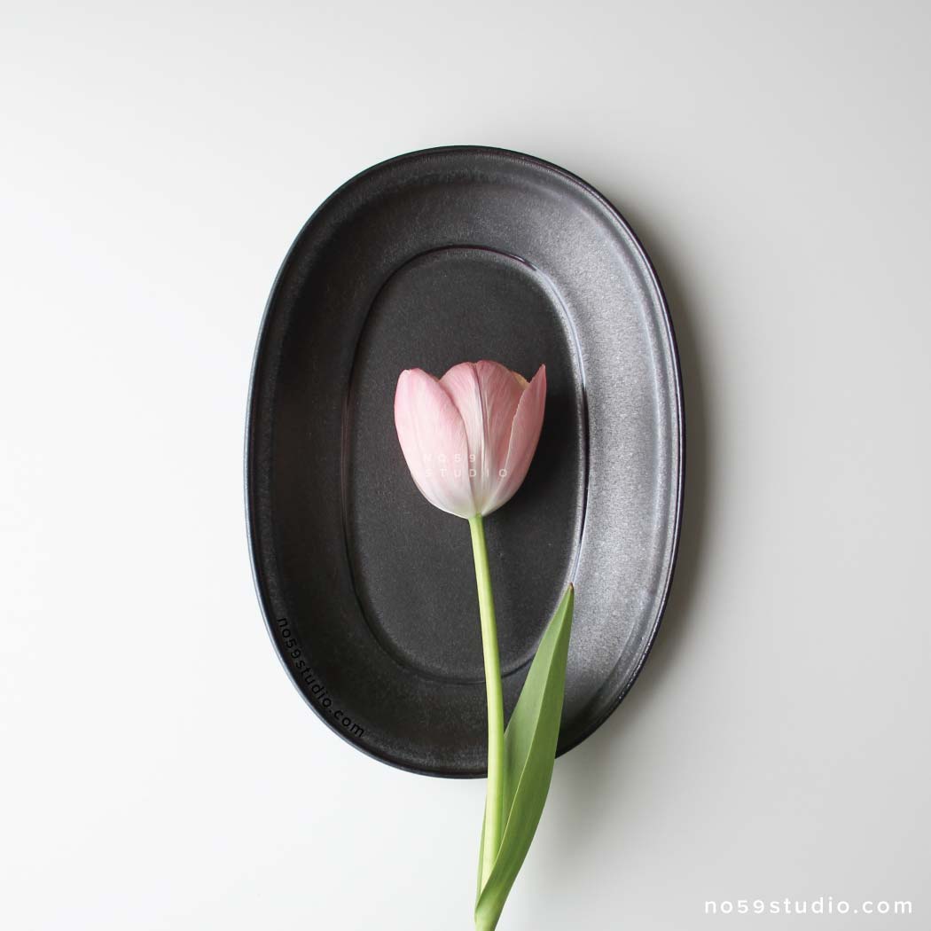 Handcraft Earthenware Deep Oval Plate