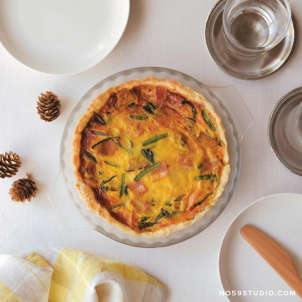 Non-Stick Glass Baking Dish — Pie Plate & Tart Pan