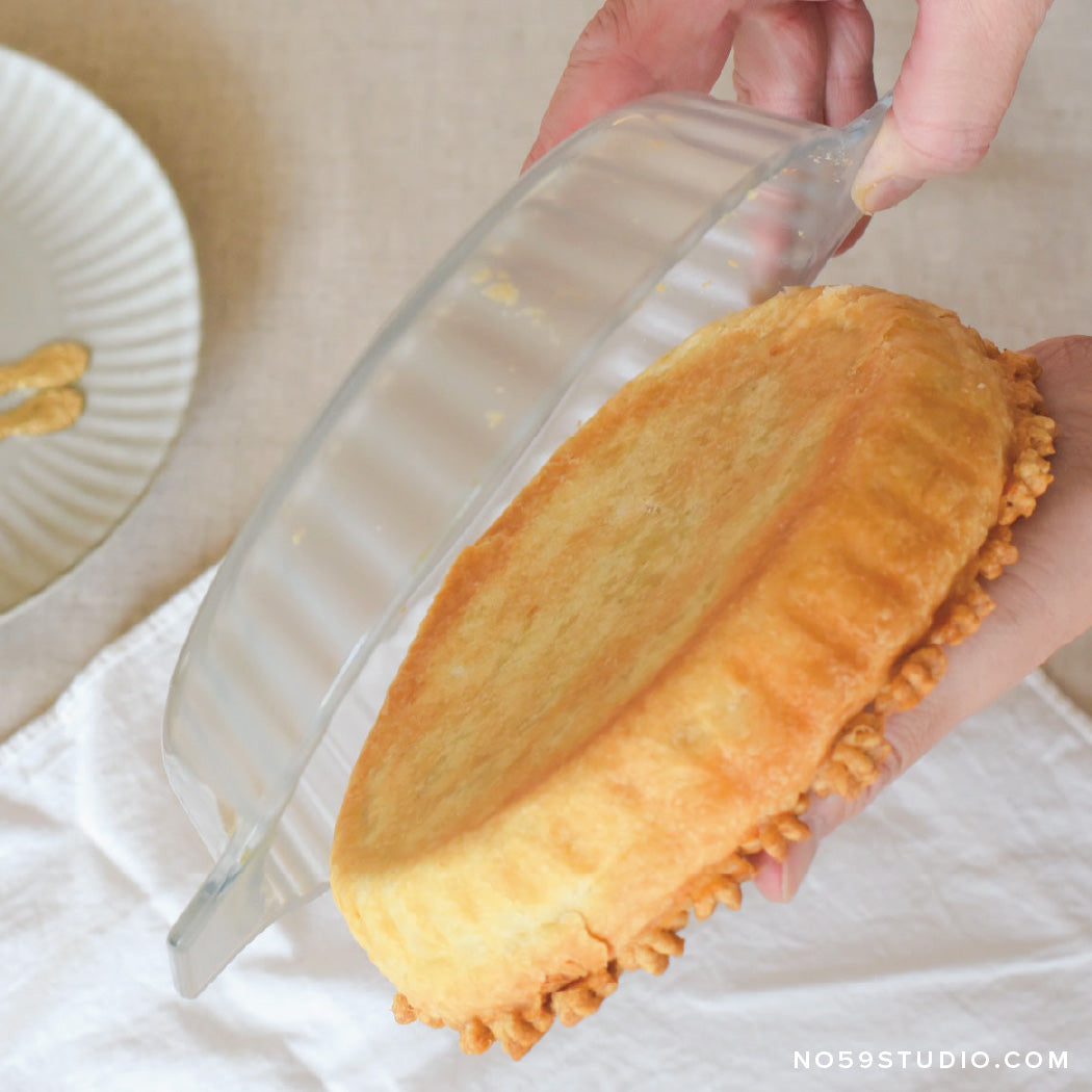 Non-Stick Glass Baking Dish — Pie Plate & Tart Pan