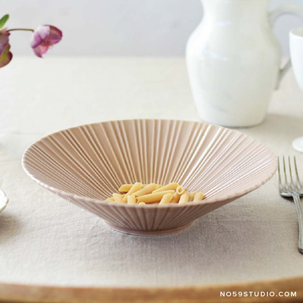 Handcrafted Japanese Breeze Bloom Large Bowl