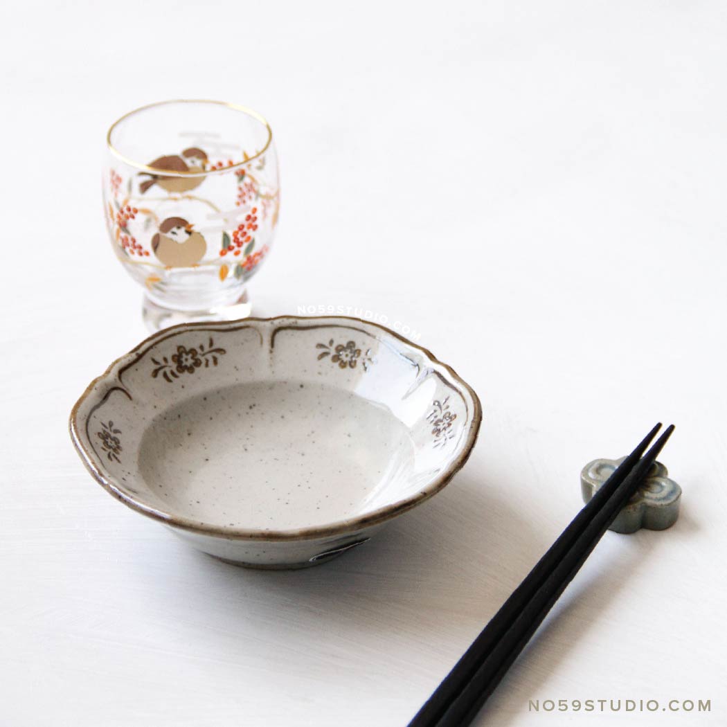 Cachet Flower-Patterned Bowl