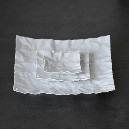 Ceramic Japan Crinkle Plate M