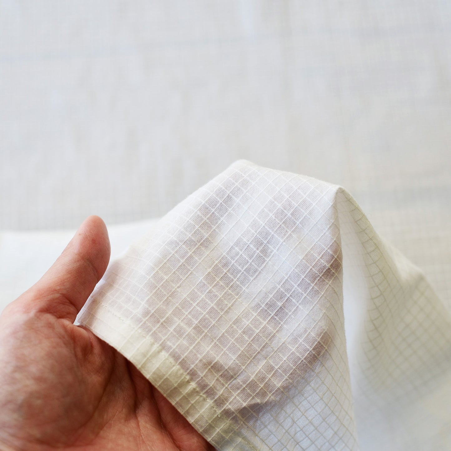 Cotton Gauze Check Tablecloth 140cm x 200cm