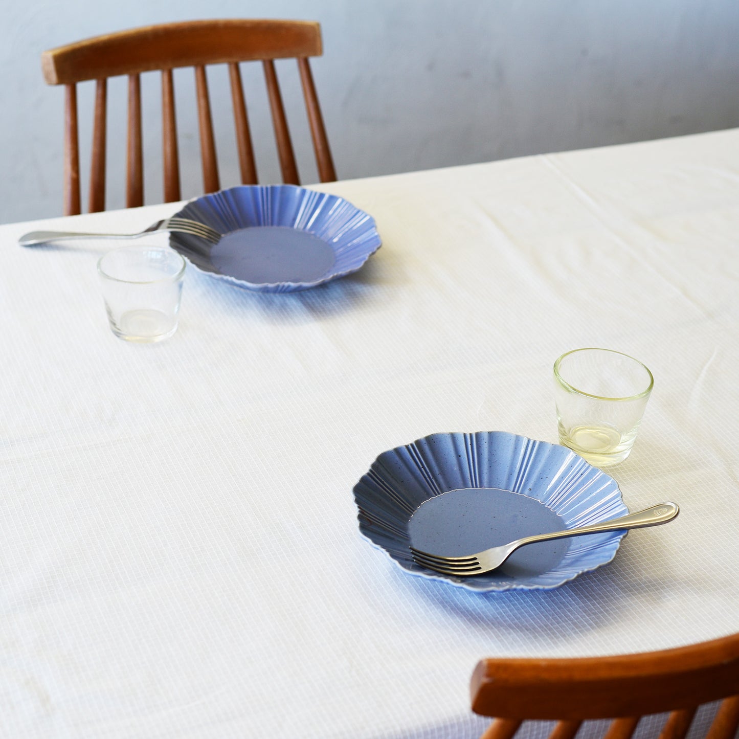 Cotton Gauze Check Tablecloth 140cm x 200cm
