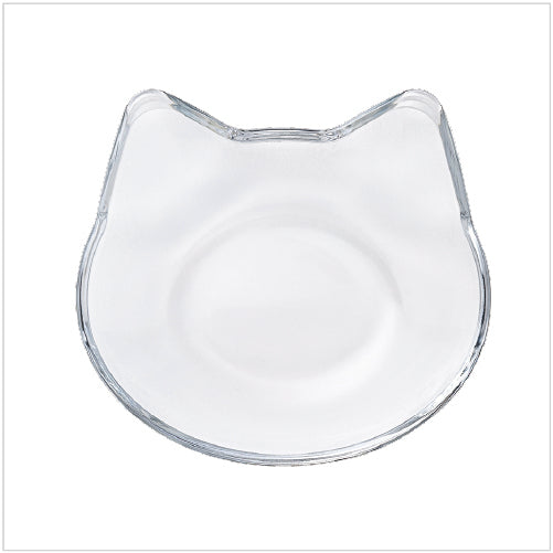 Coconeco Mamezara Small Glass Plate - Clear