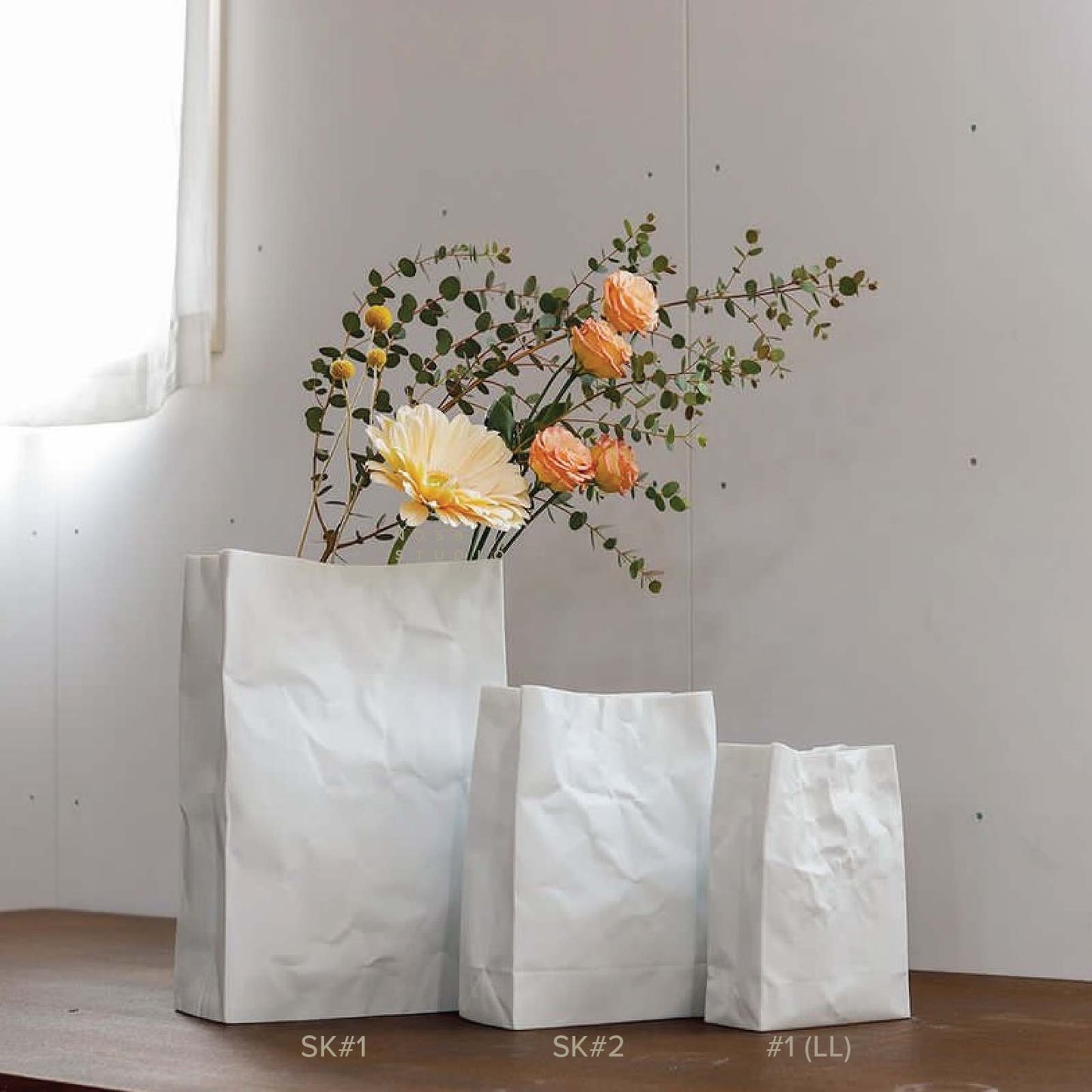 Crinkle Super Bag Vase 50th Anniversary