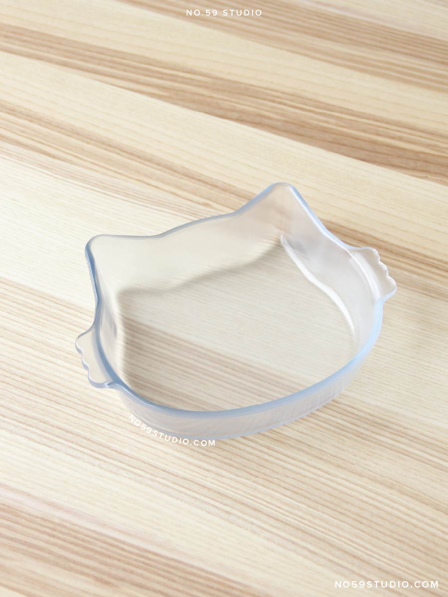 Cera Bake Non-Stick Cat Face Glass Baking Dish