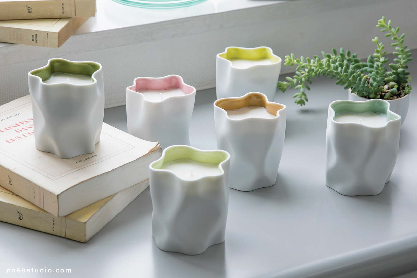 Crinkle Scented Candles - Signature Collection