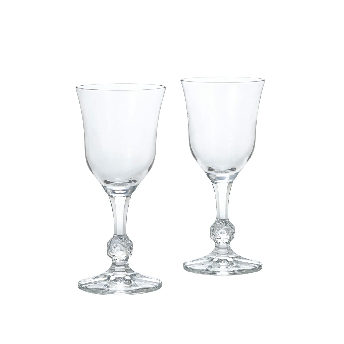 Vintage Elegance Wine Glass Pair