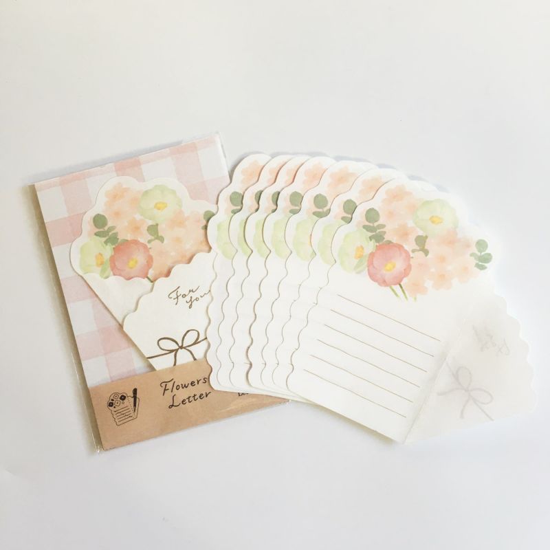 Furukawashiko Flower Bouquet Letter Papers