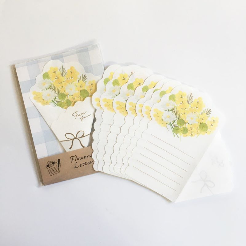 Furukawashiko Flower Bouquet Letter Papers