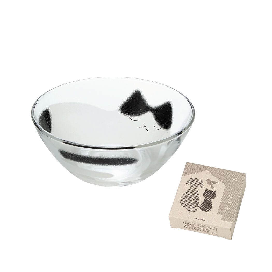 My Family Cat Glass Bowl — 3 Designs