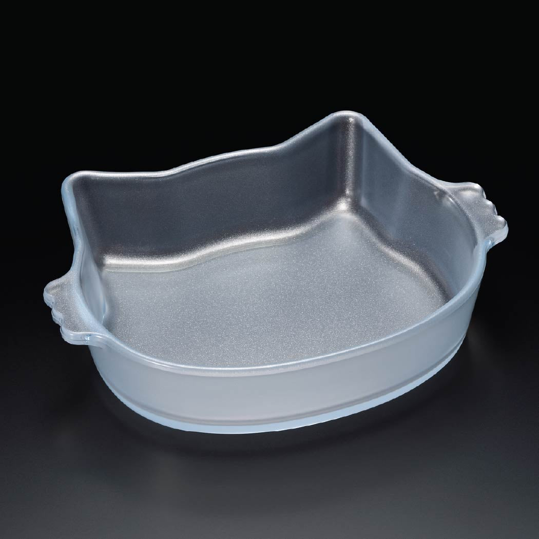 Cera Bake Non-Stick Cat Face Glass Baking Dish