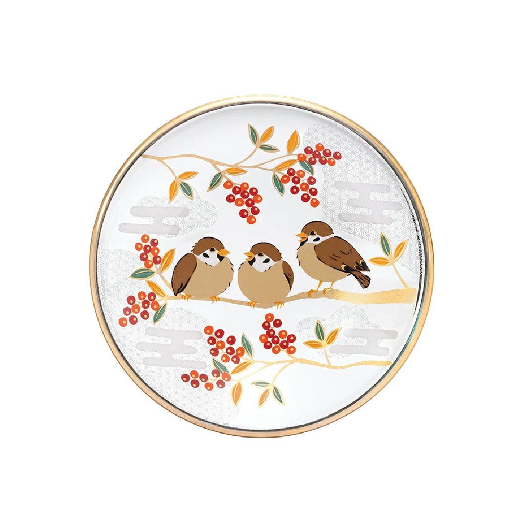 Kissho-Kacho Small Glass Plate