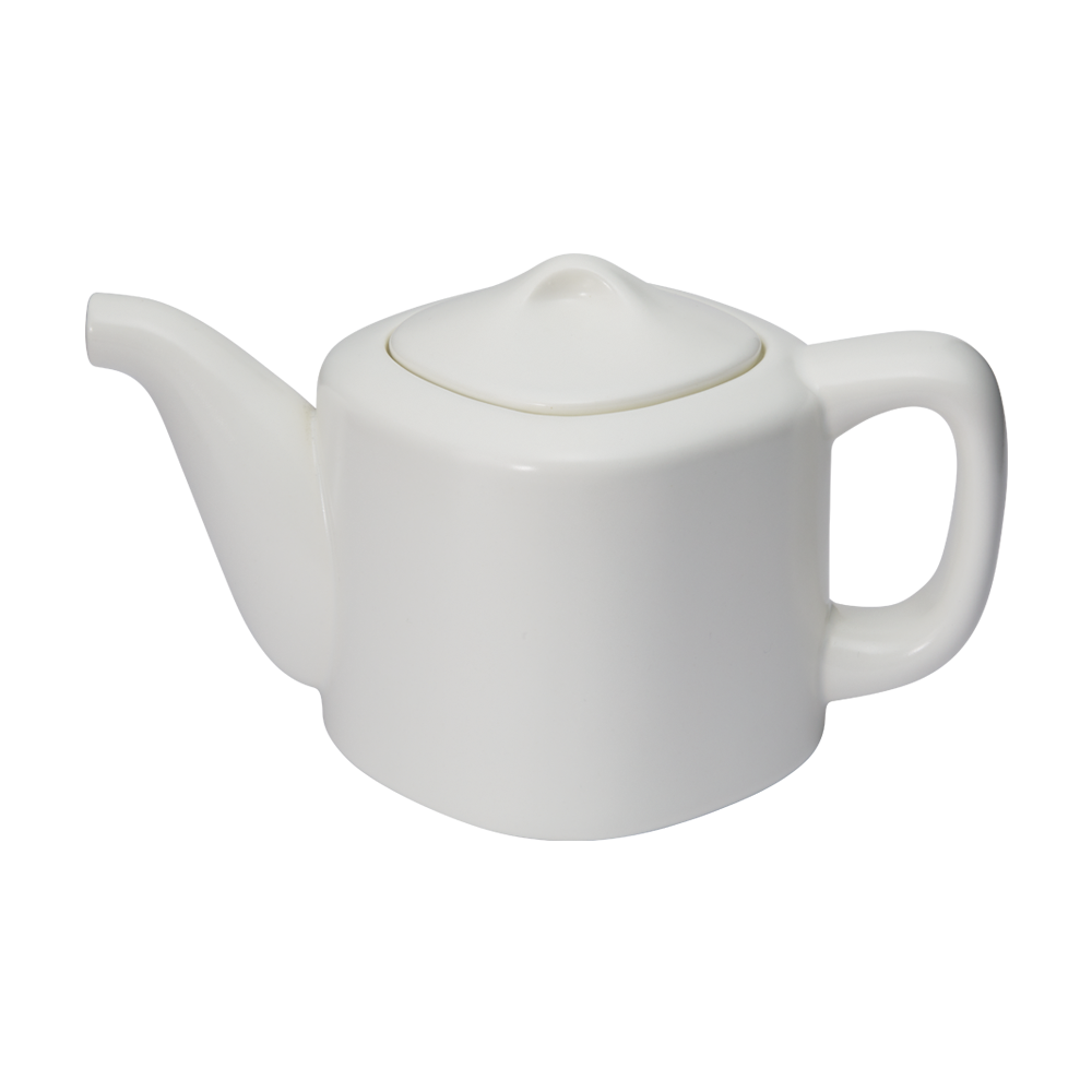 Sori Yanagi Black and White Collection – White Teapot, Creamer, and Sugar Bowl