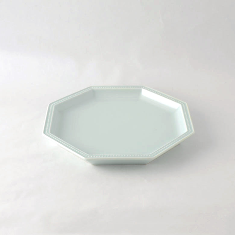 Gatis Octagonal Plate L — Light Mint