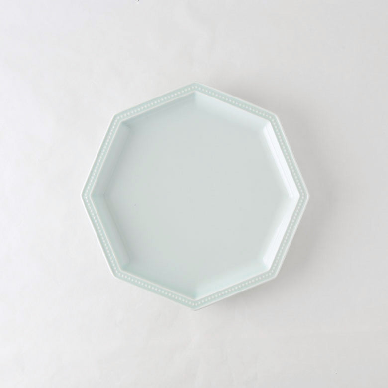 Gatis Octagonal Plate L — Light Mint