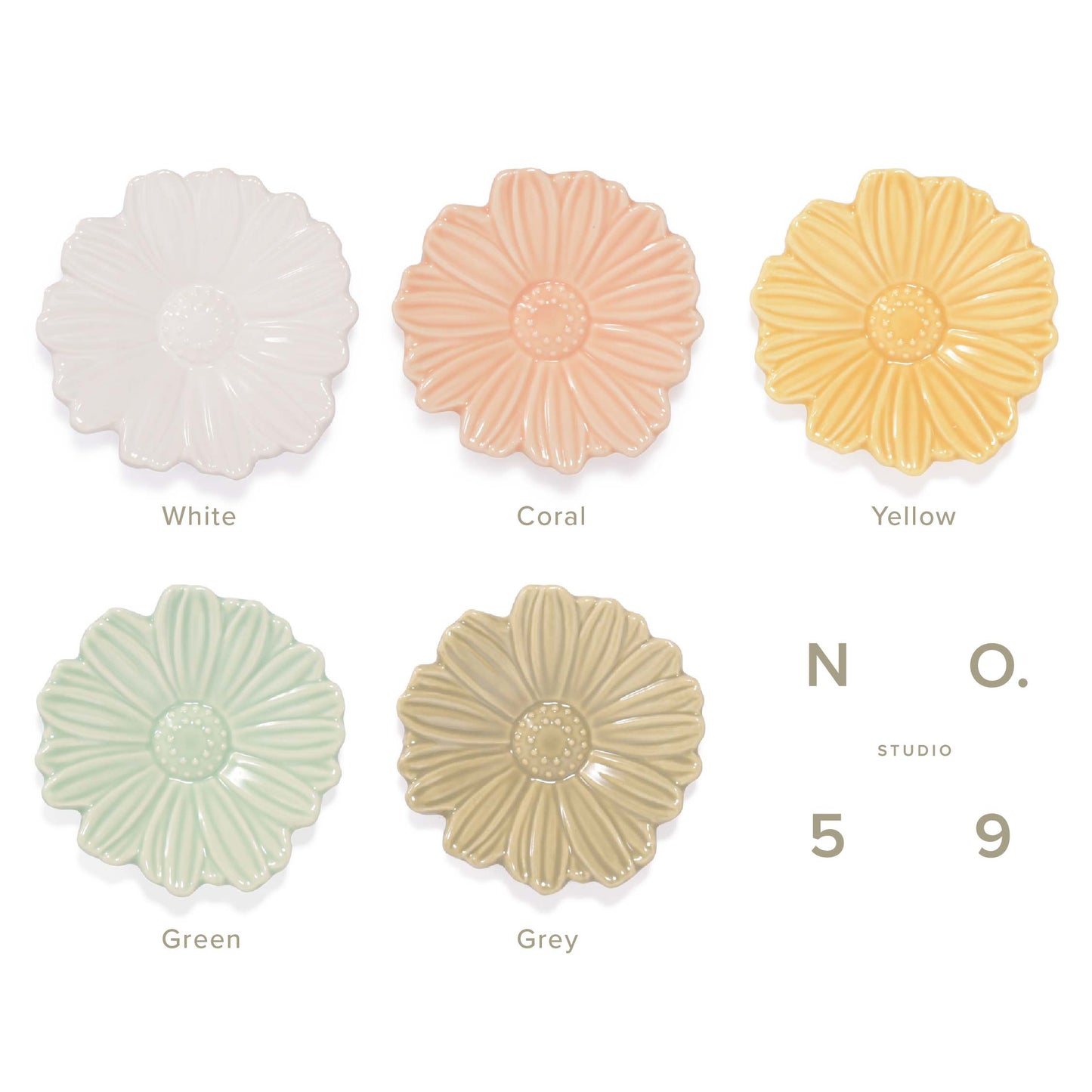 Margaret Flower-Shaped Mini Plate