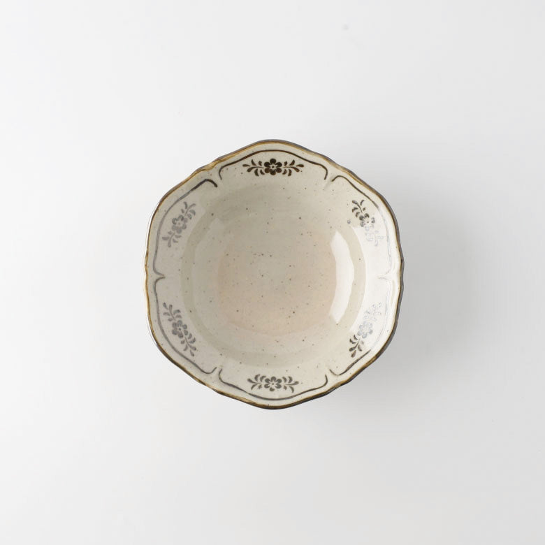 Cachet Flower-Patterned Bowl