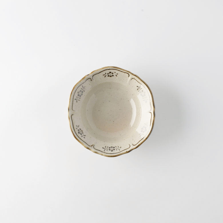 Cachet Flower-Patterned Bowl