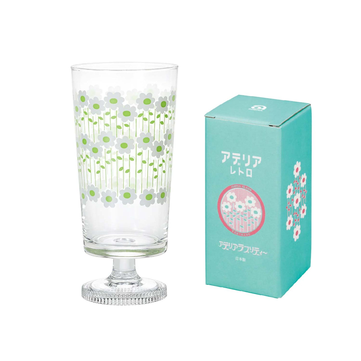 Aderia Retro Baby's Breath Tumbler with Stem