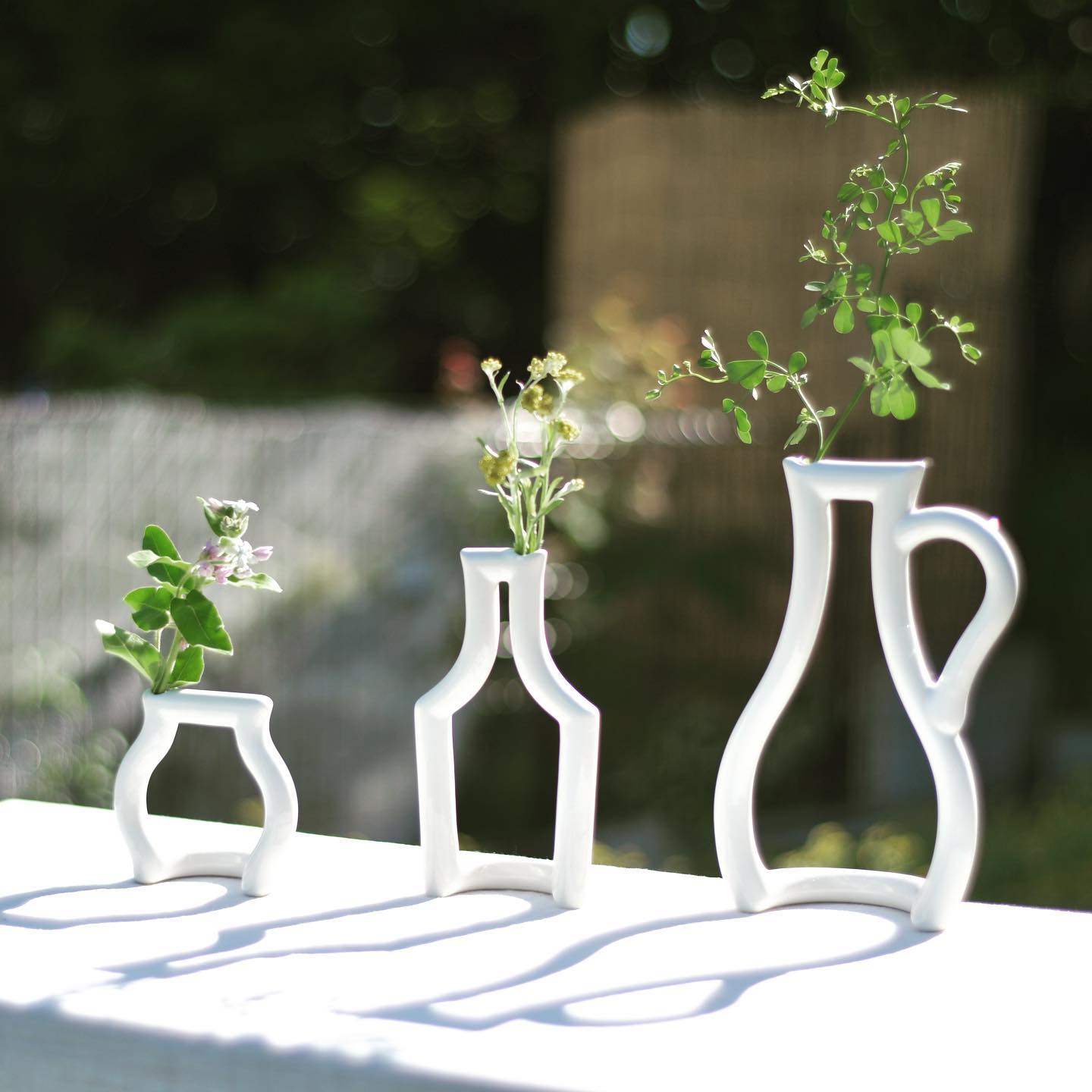 Still Green Vases