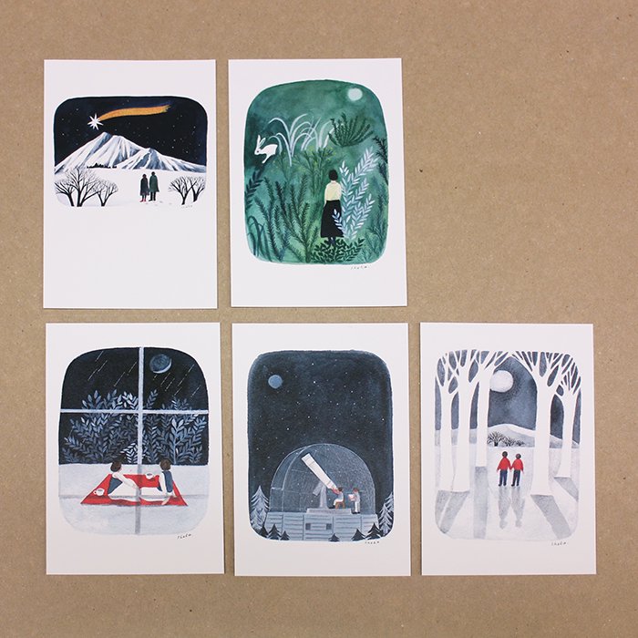 Postcards Set — Scene