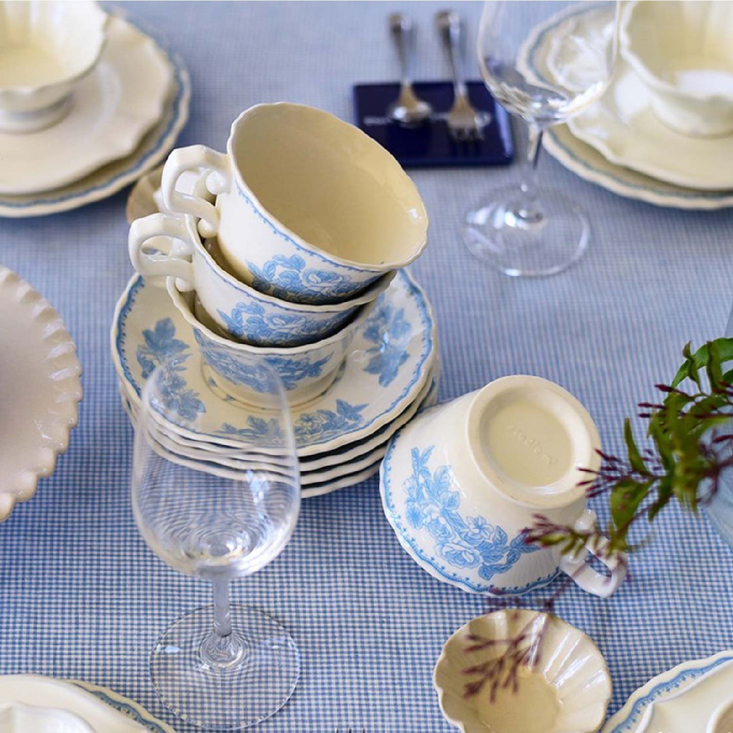 Still Rose Teacup and Saucer