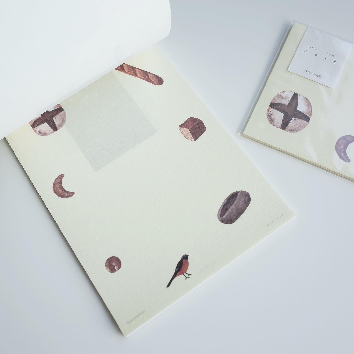 Mino Washi Writing Letter Pad and Envelopes