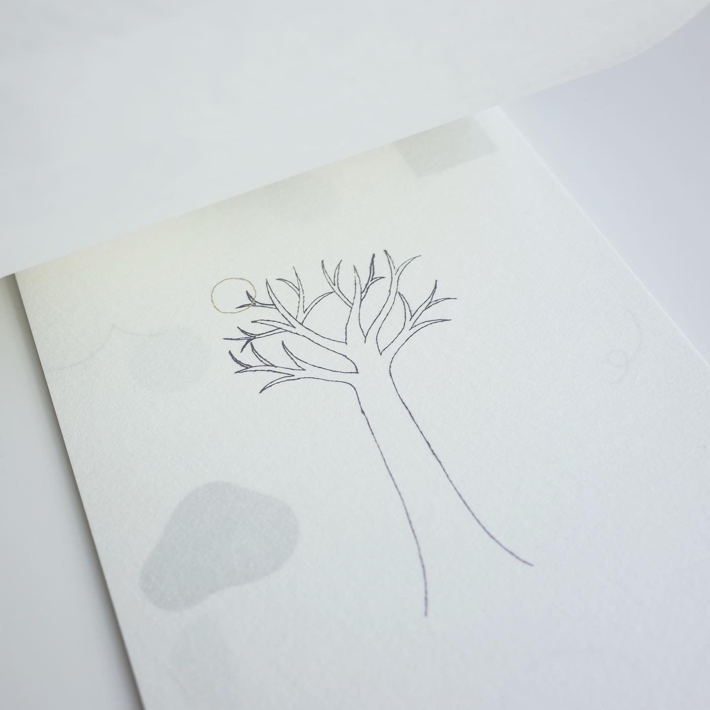 Mino Washi Writing Letter Pad and Envelopes