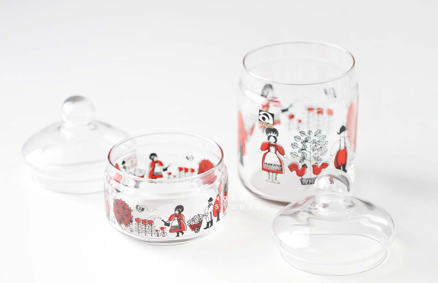 Aderia Retro Glass Canister – Fairy Tale