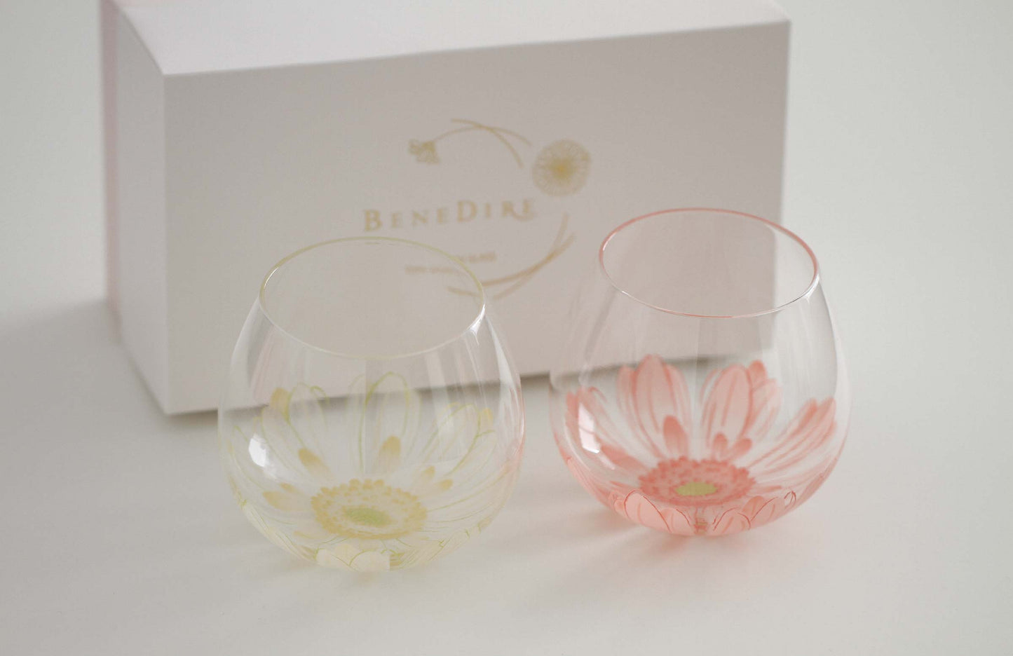 Flower Glass Tumbler
