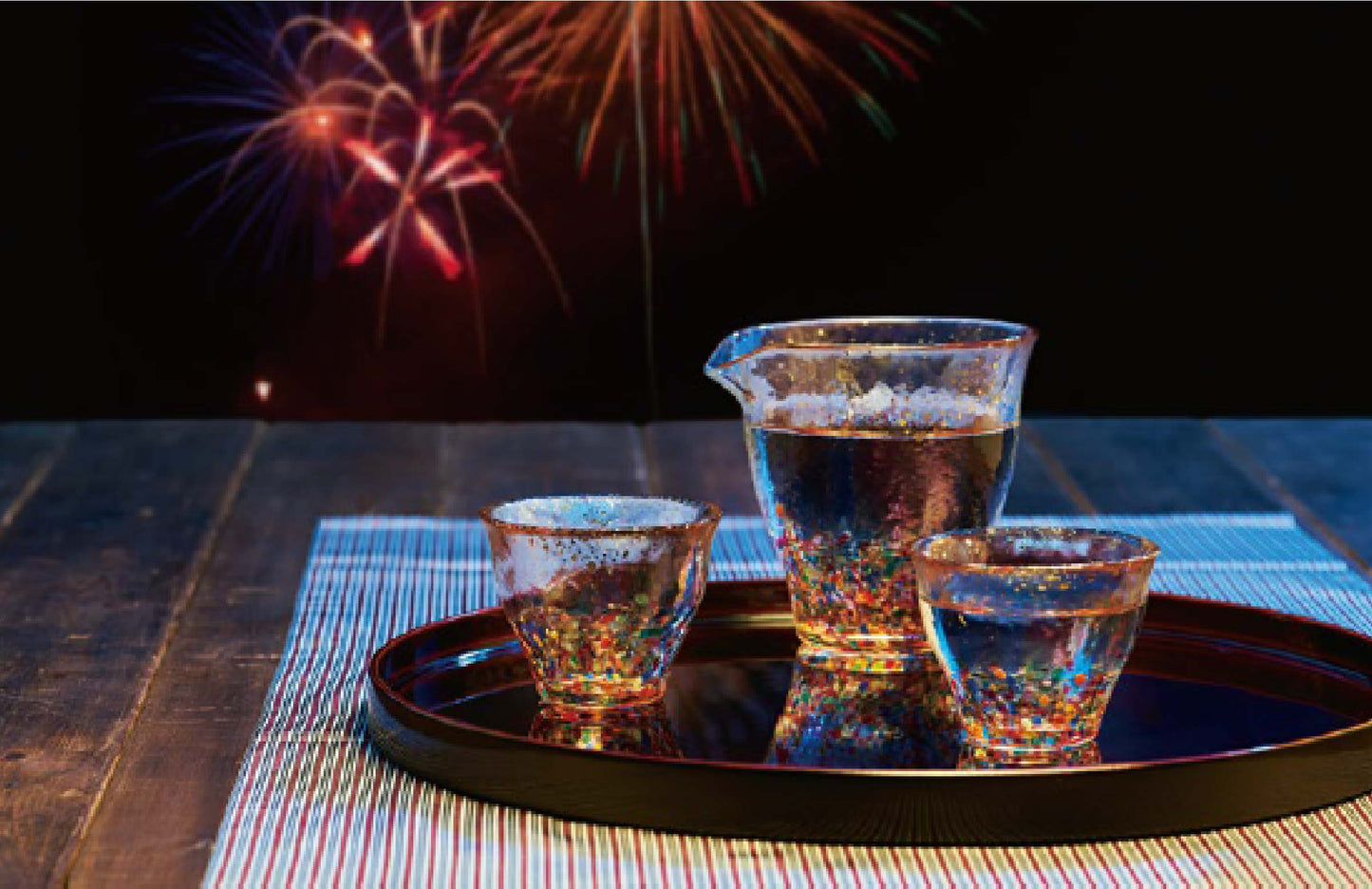 Tsugaru Vidro Gold Glass MATSURI / HANABI