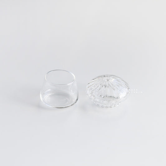 Handmade Glass Mushroom Mini Container