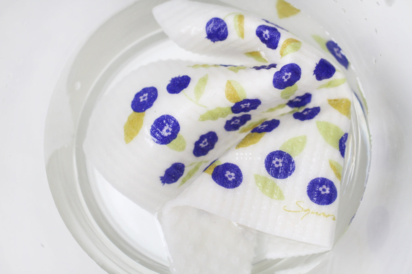 Swedish Ecological Sponge Cloth Blueberry