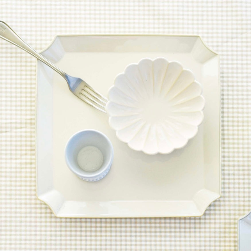 Sobokai White 25cm Square Plate