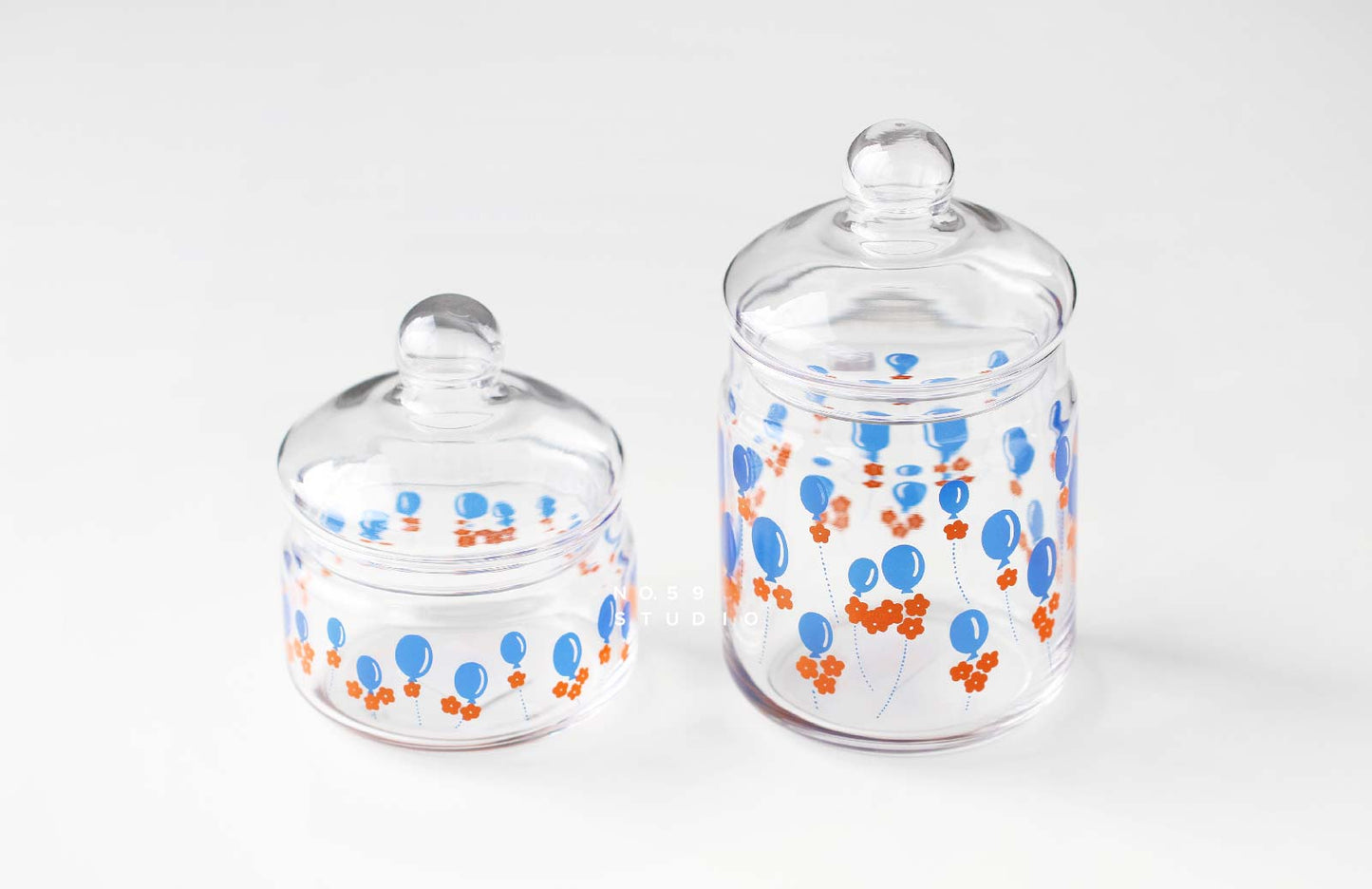 Aderia Retro Glass Canister – Balloon