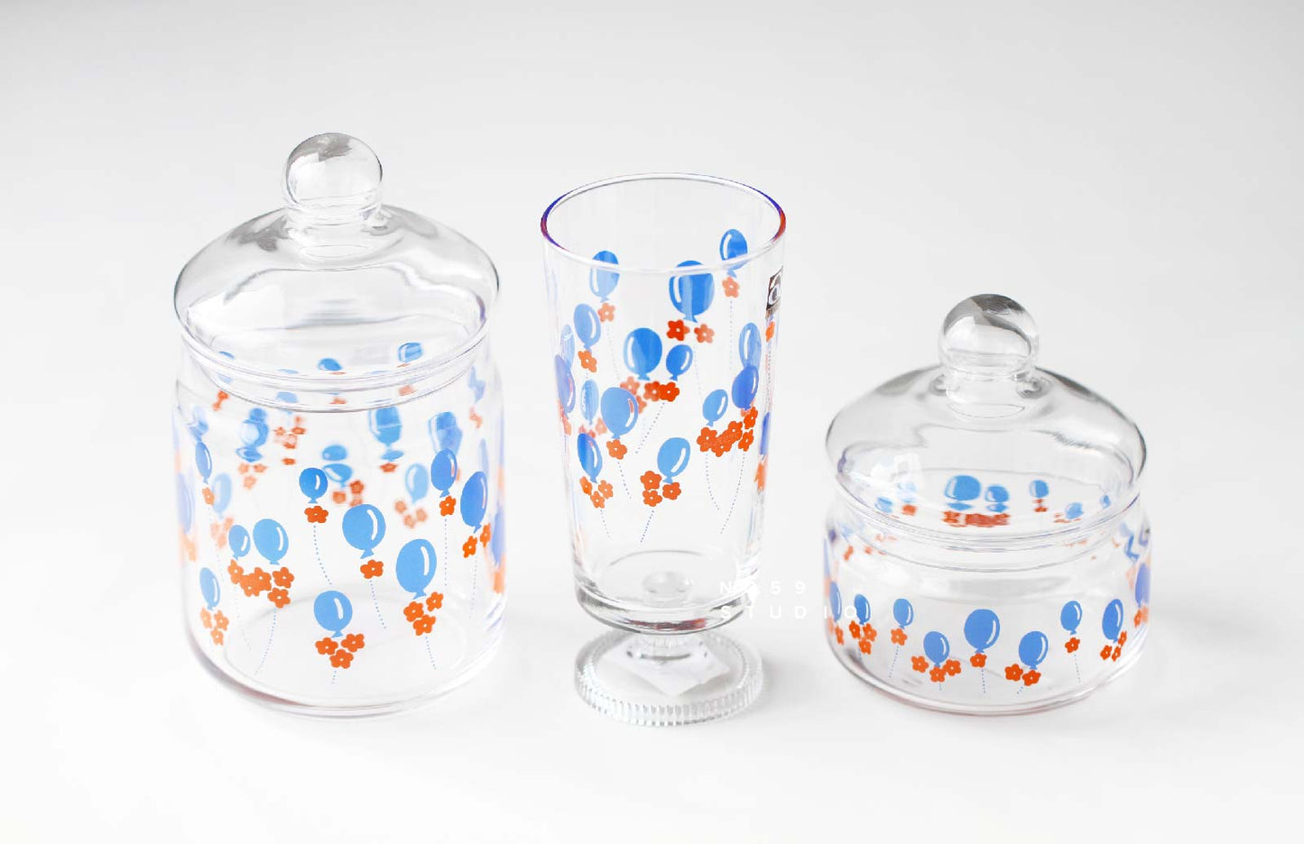 Aderia Retro Glass Canister – Balloon