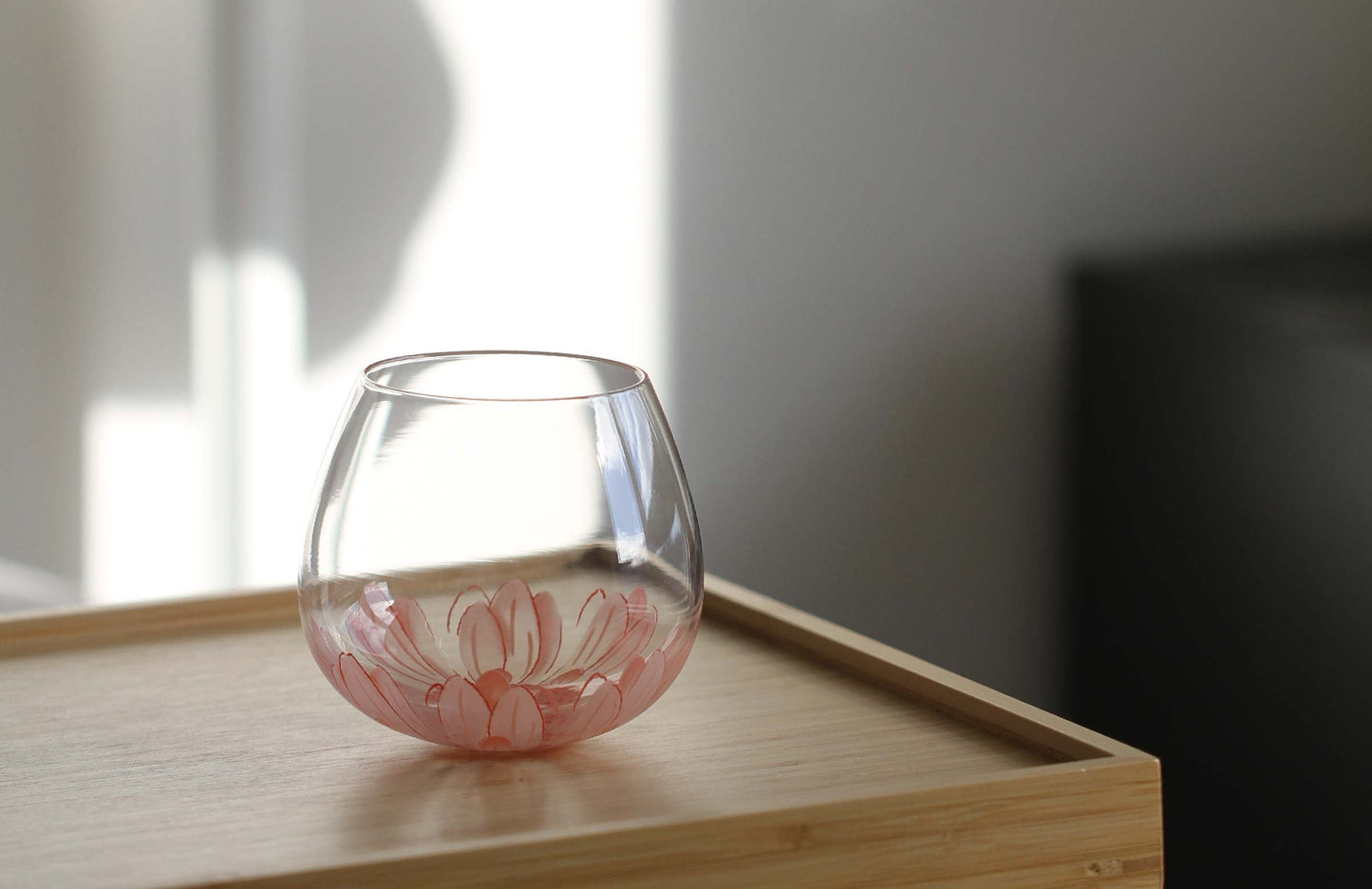 Flower Glass Tumbler