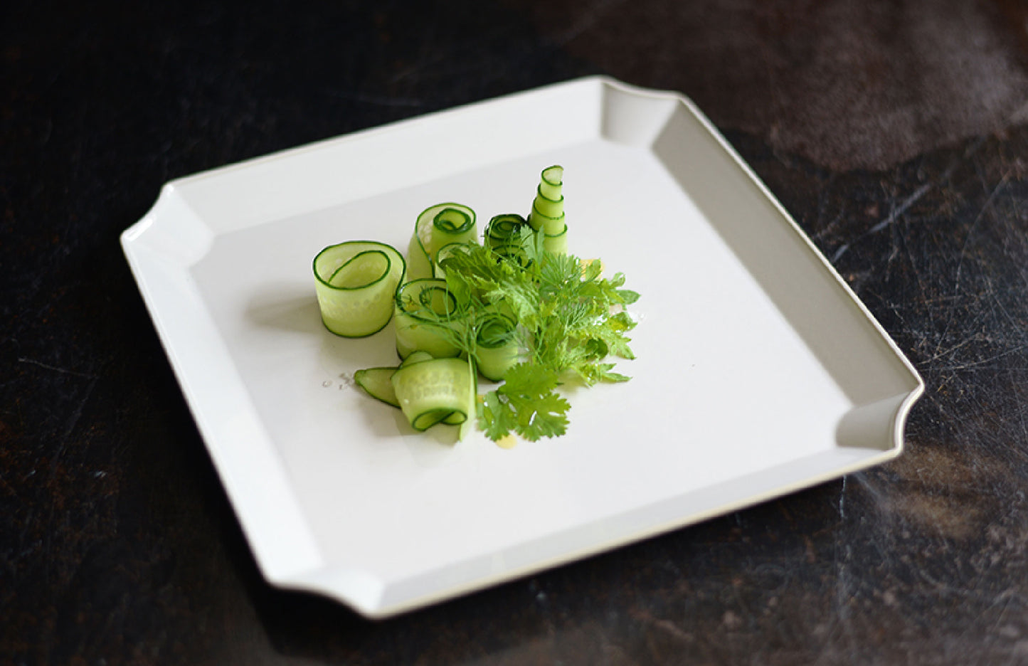 Sobokai White 25cm Square Plate